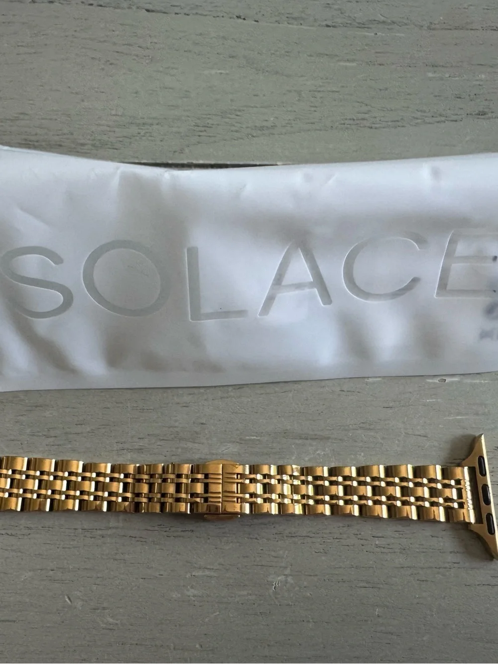 Solace Stella Band Gold Replacement Watch Strap for Apple Watch 38/40/41/42mm